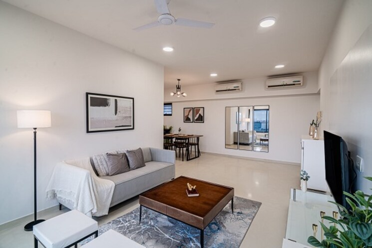 Living Room, godrej-platinum-mumbai 2 Bedroom 815 Sq.Ft. Apartment In Vikhroli East Mumbai 9123036