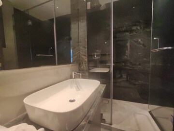Bathroom in 3 BHK Apartment at Joy Legend, Khar West – for Rent