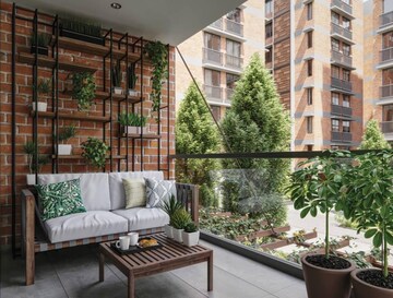 Balcony in 4 BHK Apartment at Vastrapur – for Rent