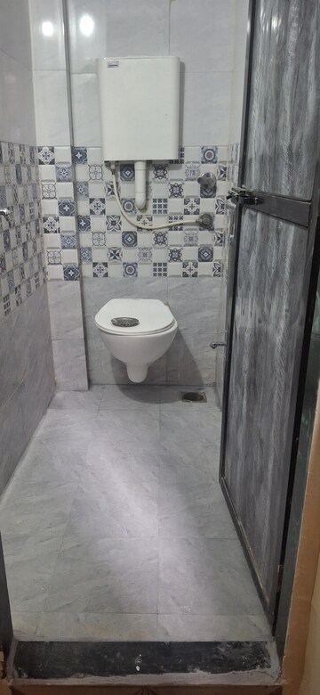 Bathroom in 1 BHK Apartment at Kopar Khairane – for Rent