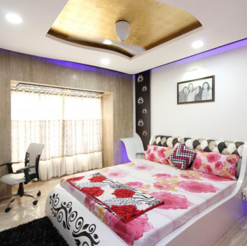 Bedroom in 4 BHK Apartment at Evershine Cosmic, Adarsh Nagar – for Rent