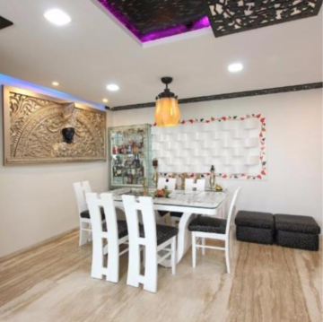 Team Area in 4 BHK Apartment at Evershine Cosmic, Adarsh Nagar – for Rent