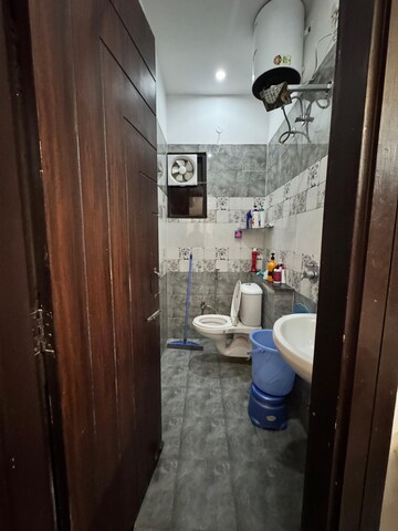 Bathroom in 3 BHK Builder Floor at Dhakoli – for Sale