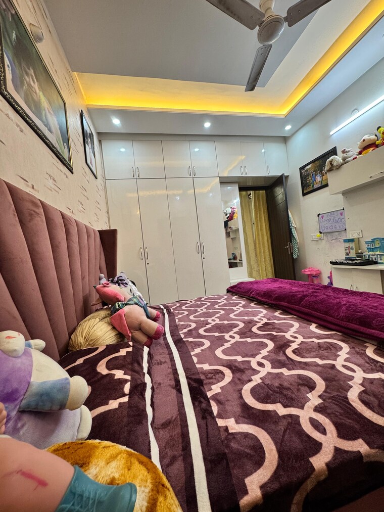 Bedroom, dhakoli 3 Bedroom 1200 Sq.Ft. Builder Floor In Dhakoli Zirakpur 9123304