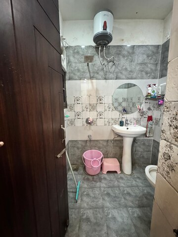 Bathroom in 3 BHK Builder Floor at Dhakoli – for Sale