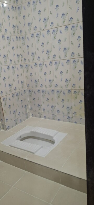 Bathroom in 1 BHK Apartment at Kopar Khairane – for Rent