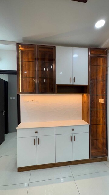 Kitchen in 2 BHK Apartment at Aparna Sarovar Zicon, Nallagandla – for Rent