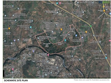 1 BHK Apartment – Map Location View at Rasayani - for Sale