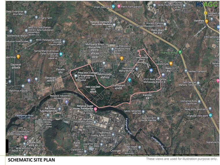 Map Location, rasayani 1 Bedroom 548 Sq.Ft. Apartment In Rasayani Navi Mumbai 9123407