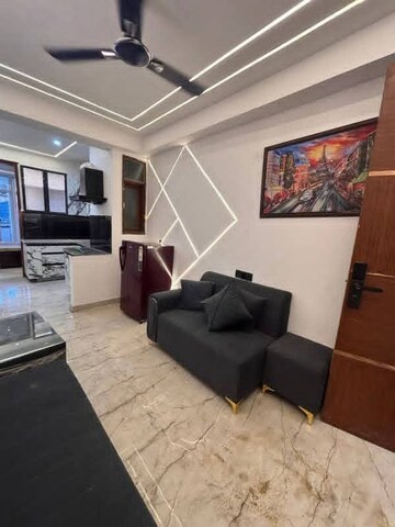 Living Room in 1 BHK Builder Floor at Saket – for Rent
