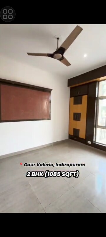 Bedroom in 2 BHK Apartment at Gaur Valerio, Indrapuram – for Sale