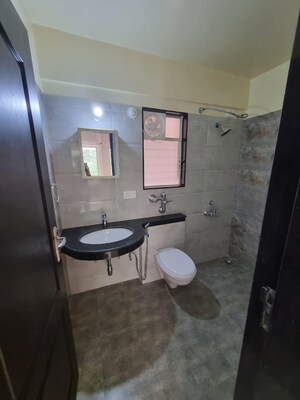 Bathroom in 2 BHK Apartment at Nyati Elan, Wagholi – for Sale