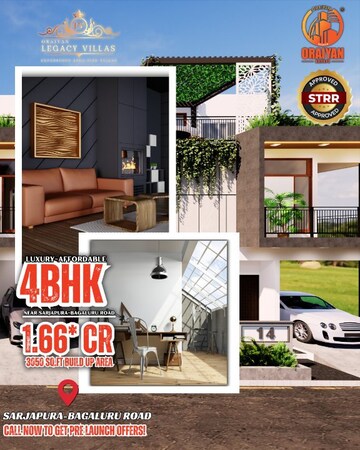 4 BHK Villa – Exterior View View at Sarjapur - for Sale