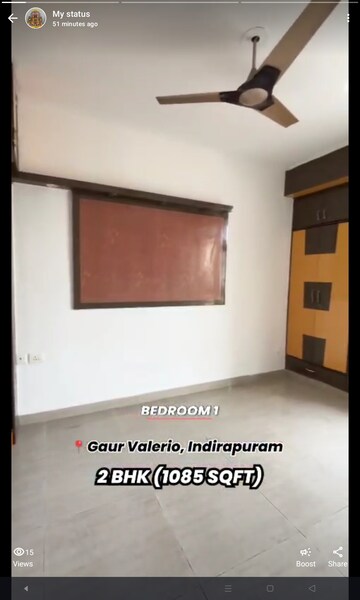 Room in 2 BHK Apartment at Gaurs Valerio, Ahinsa Khand 2 – for Sale