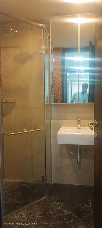 Bathroom in 3 BHK Apartment at Lodha Supremus Lower Parel, Lower Parel – for Rent