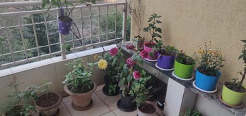 Balcony in 2 BHK Apartment at Giridhar Oasis, Kharadi – for Rent