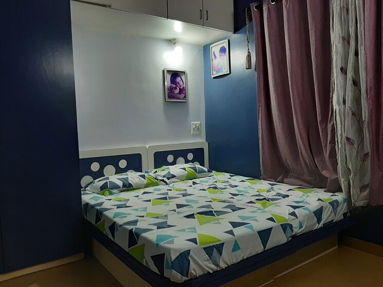 Bedroom, giridhar-oasis 2 Bedroom 1000 Sq.Ft. Apartment In Kharadi Pune 9124317