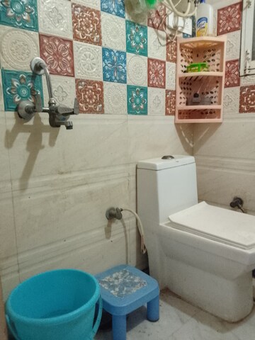 Bathroom in 1 RK Builder Floor at Govindpuri – for Rent