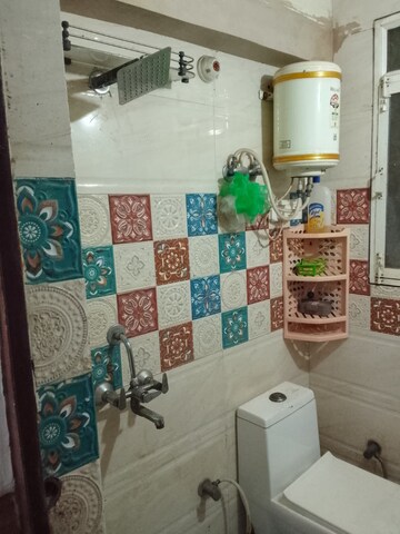 Bathroom in 1 RK Builder Floor at Govindpuri – for Rent
