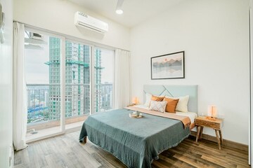 Bedroom in 3 BHK Apartment at Runwal Greens Rosewood, Mulund West – for Sale