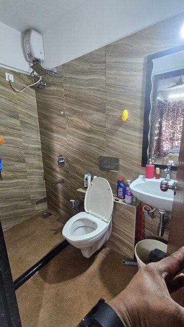 Bathroom in 2 BHK Apartment at Royal Oasis, Malad West – for Sale