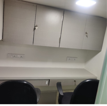 Furnished Amenities in  Office Space at Link Plaza, Mhada Colony – for Rent