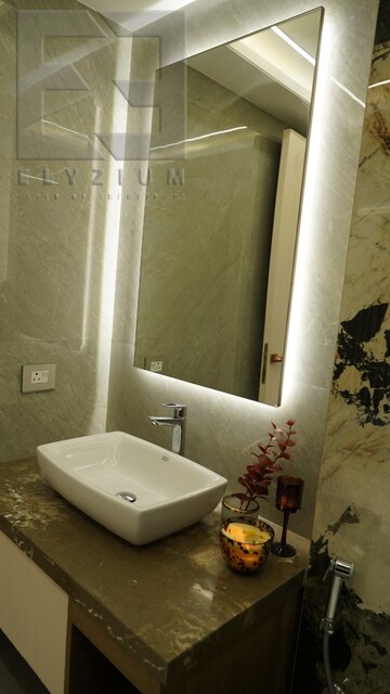 Bathroom in 4 BHK Apartment at Godrej Platinum, Alipore – for Sale