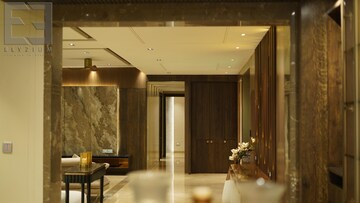 Living Room in 4 BHK Apartment at Godrej Platinum, Alipore – for Sale