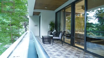 Balcony in 4 BHK Apartment at Godrej Platinum, Alipore – for Sale