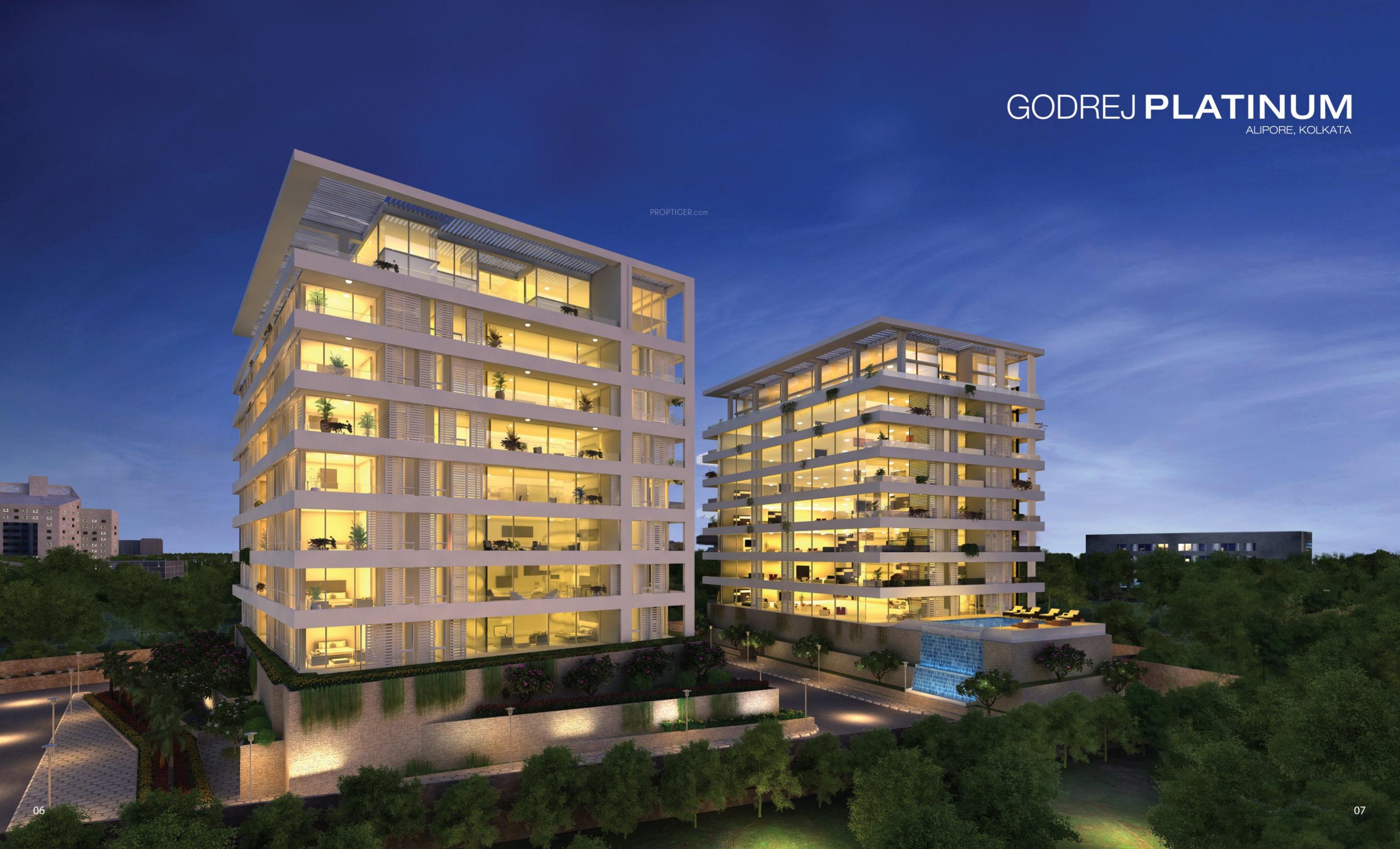 4 BHK + Servant Room 5075 Sq.Ft. Apartment in Godrej Platinum