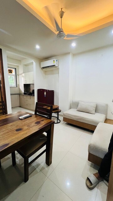Kitchen in 1 BHK Builder Floor at Ansal Sushant Lok I, Sector 43 – for Rent
