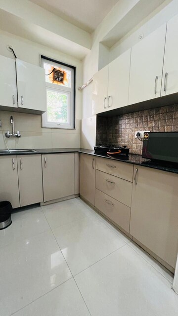 Kitchen in 1 BHK Builder Floor at Ansal Sushant Lok I, Sector 43 – for Rent