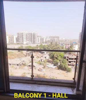 Balcony in 2 BHK Apartment at Paradise Sai Mannat Kharghar, Kharghar Sector 34c – for Sale