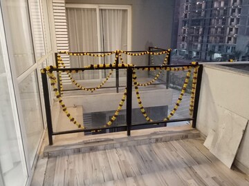 Balcony in 3 BHK Apartment at Gomti Nagar – for Rent