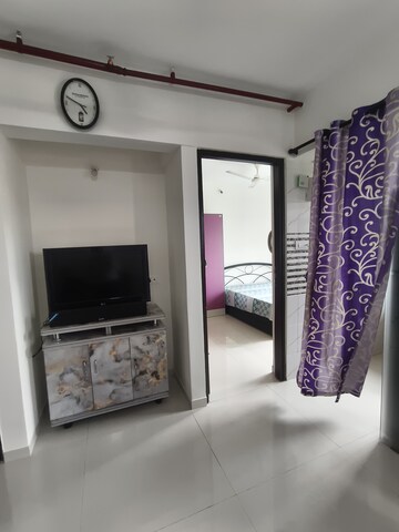 Bedroom in 1 BHK Apartment at JVM Aroma, Kasarvadavali – for Rent