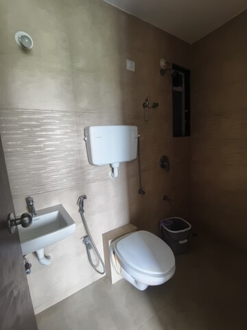 Bathroom in 1 BHK Apartment at JVM Aroma, Kasarvadavali – for Rent