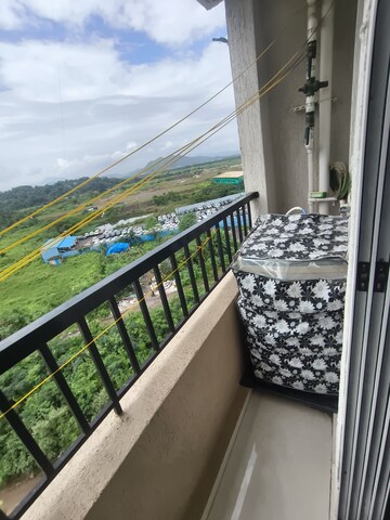 Balcony in 1 BHK Apartment at JVM Aroma, Kasarvadavali – for Rent