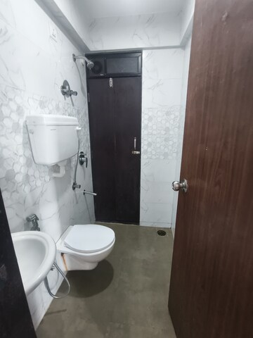 Bathroom in 1 BHK Apartment at JVM Aroma, Kasarvadavali – for Rent