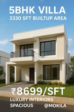 5 BHK + Pooja Room 3330 Sq.Ft. Villa in Poojitha Courtyard