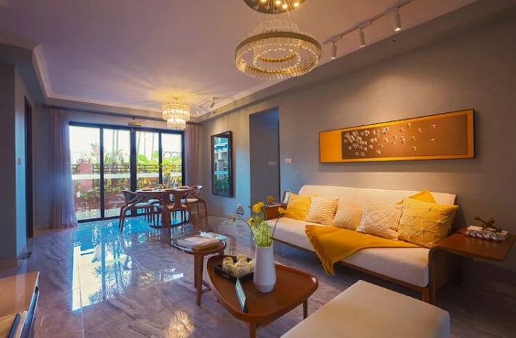 Living Room, risland-the-icon 2 Bedroom 770 Sq.Ft. Apartment In Dhokali Thane 9124991