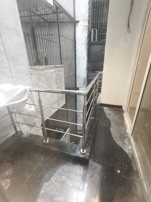 Staircase in 3 BHK Builder Floor at Greater Kailash I – for Sale