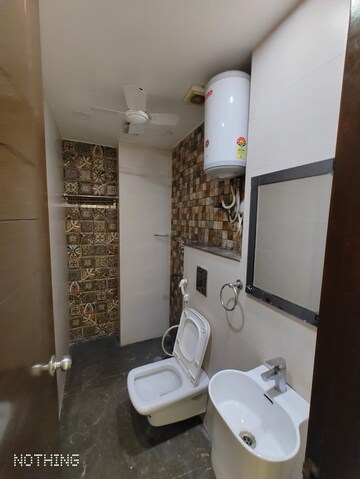 Bathroom in 3 BHK Builder Floor at Saket – for Rent