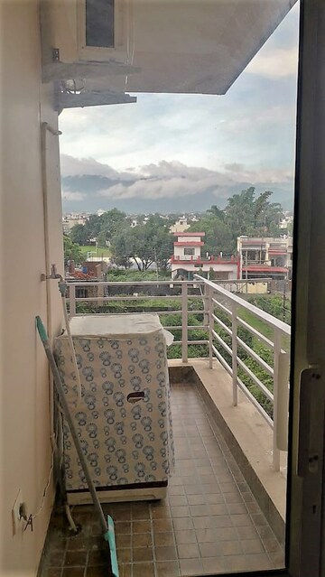 Balcony in 1 BHK Apartment at Devagra Mussorie Woods Apartments, Amwala Uparla – for Rent