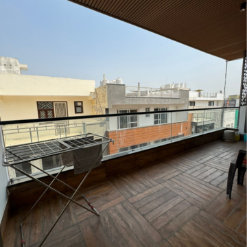 Balcony in 3 BHK Builder Floor at Vasant Kunj – for Rent