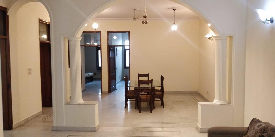 3 BHK + Servant Room Builder Floor For Rent in New Friends Colony