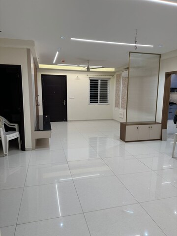 Bathroom in 3 BHK Apartment at Rajapushpa Provincia, Narsingi – for Rent