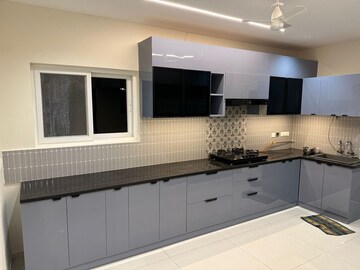 Kitchen in 3 BHK Apartment at Rajapushpa Provincia, Narsingi – for Rent