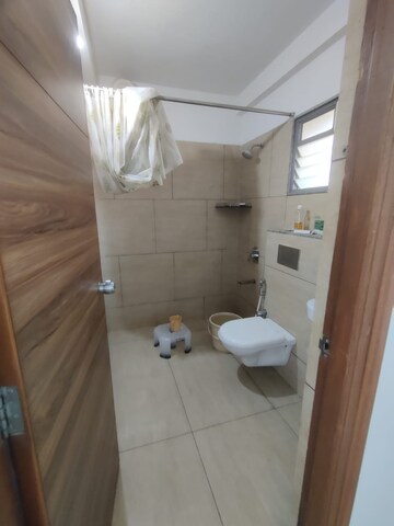 Bathroom in 3 BHK Apartment at Vastrapur – for Rent