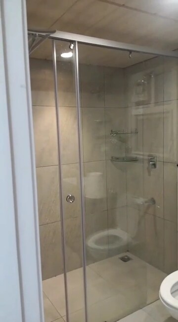 Bathroom in 3 BHK Apartment at Prestige High Fields, Gachibowli – for Rent