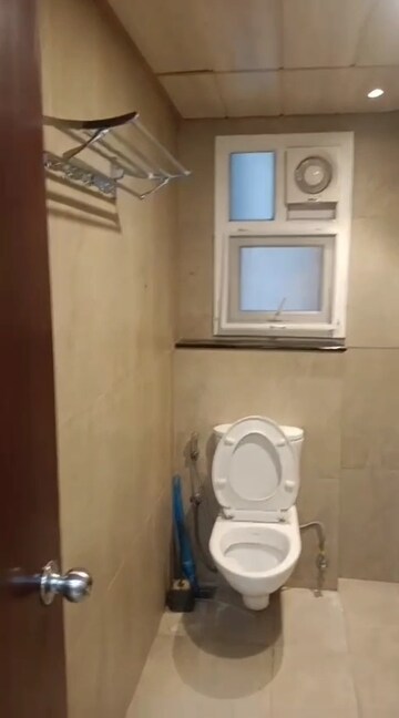 Bathroom in 3 BHK Apartment at Prestige High Fields, Gachibowli – for Rent